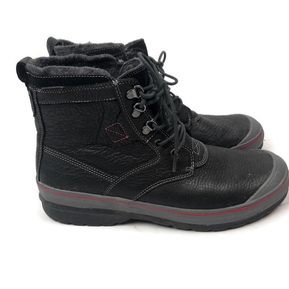 Clarks Black Leather Goretex Waterproof Men's Boot - Picture 1 of 7